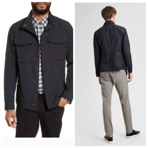 Theory 'Yost N Fuel’ Canvas Jacket Blue Black Size S